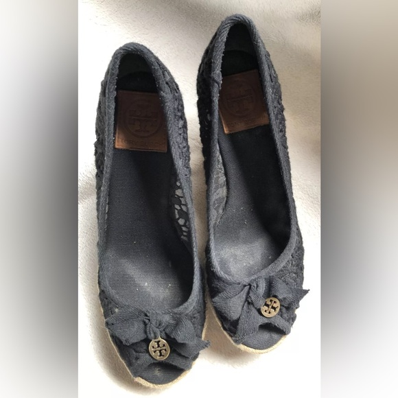 Tory Burch Jackie Lace Espadrille Wedge - Picture 6 of 9